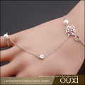 OUXI Design Female Elegant Pearl Crystal Bracelet Combination